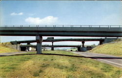 Unusual Construction On The New Jersey Turnpike Scenic, NJ Postcard Postcard
