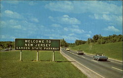 The Garden State Parkway Scenic, NJ Postcard Postcard