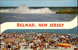 Belmar New Jersey Postcard Postcard