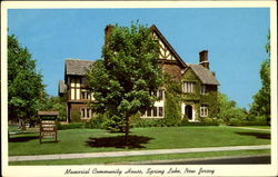 Memorial Community House Spring Lake, NJ Postcard Postcard