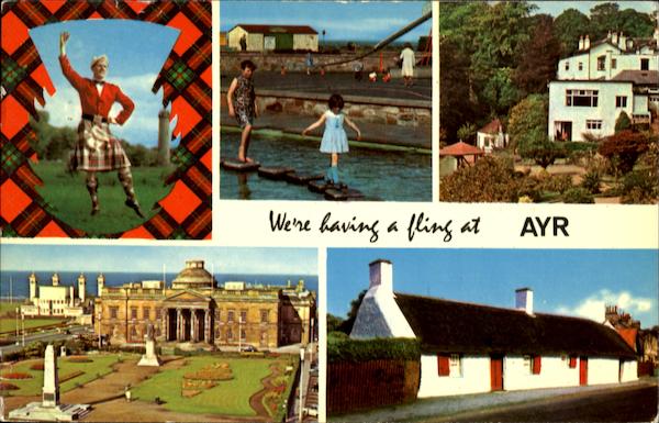 We're Having A Fling At Ayr Scotland