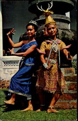Thai Classical Dance Thailand Southeast Asia Postcard Postcard
