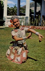 Chui Chai Brahm Dance Thailand Southeast Asia Postcard Postcard