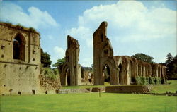 Glastonbury Abbey England Somerset Postcard Postcard