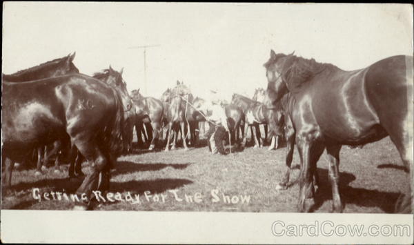 Getting Ready For The Show Rodeos