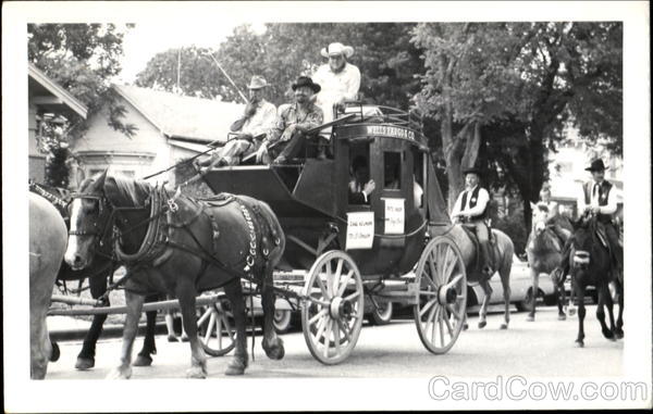Stagecoach 1961 Kansas Centenial Cowboy Western