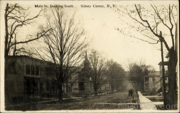 Main St. Looking South Sidney Center New York