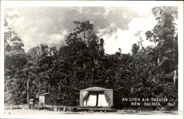 An Open Air Theater New Guinea South Pacific