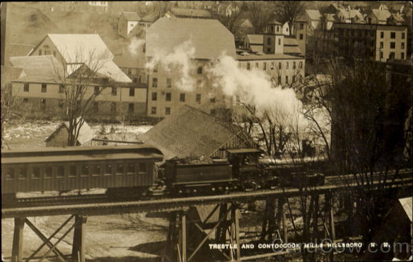 Trestle And Contoocook Mills Hillsboro New Hampshire
