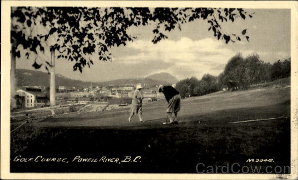 Golf Course Powell River BC Canada British Columbia