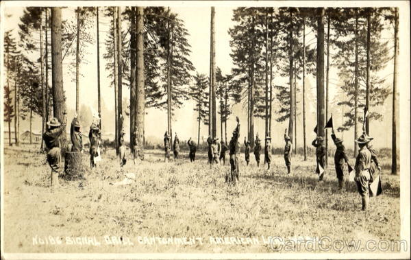 Signal Drill Cantonment American Lake Camp Murray Washington