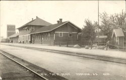 C.M. St. P. Depot Postcard