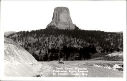 Devil's Tower Scenic, WY Postcard Postcard