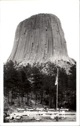 "Mato Tepee" Devil's Tower Scenic, WY Postcard Postcard