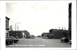 South Pennsylvania Ness City, KS Postcard Postcard