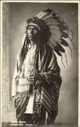 Wolf Voice Cheyenne Chief Postcard