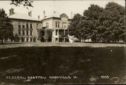 Federal Hospital Knoxville, IA Postcard Postcard