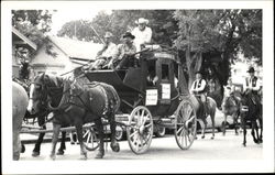 Stagecoach 1961 Kansas Centenial Postcard