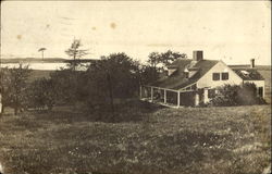 House & View of Bay Chebeague Island, ME Postcard Postcard