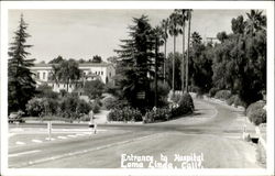 Entrance To Hospital Loma Linda, CA Postcard Postcard
