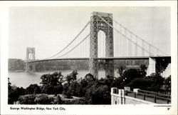 George Washington Bridge New York City, NY Postcard Postcard