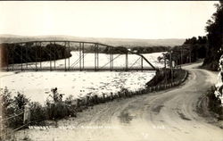 Kennebec Bridge Bingham, ME Postcard Postcard