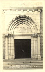 Main Entrance First Church Of Christ Scientist Postcard