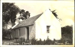 Old Mission Church Postcard