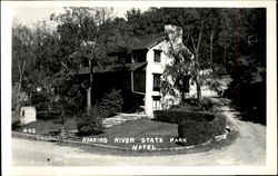 Roaring River State Park Hotel Postcard