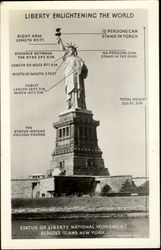 Statue Of Liberty National Monument Postcard