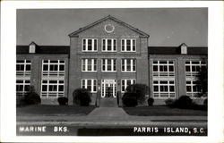 Marine Bks Postcard