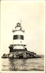 Latimer Light, Fisher's Island Sound Postcard