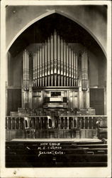 New Organ M. E. Church Postcard