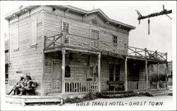 Gold Trails Hotel - Ghost Town Postcard