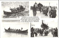The Last Rowing Lifeboat In The British Isles Postcard