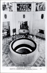Griffith Observatory Foucault Pendulum Postcard