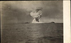 Explosion or Eruption Disasters Postcard Postcard