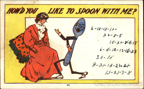 Coded Message - How's You Like To Spoon With Me? Puzzles