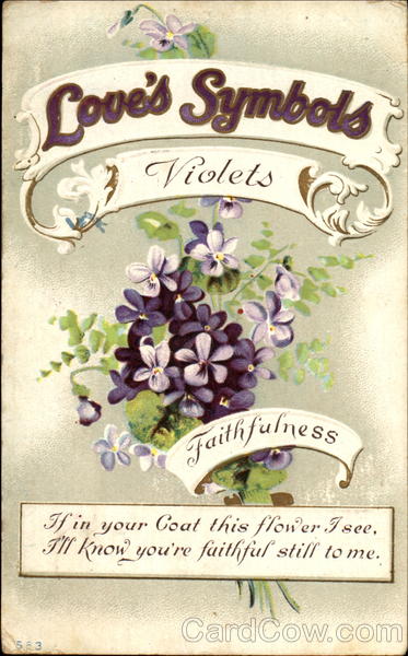Love's Symbols Violets Faithfulness Flowers