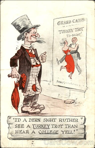 Turkey Trot Comic, Funny