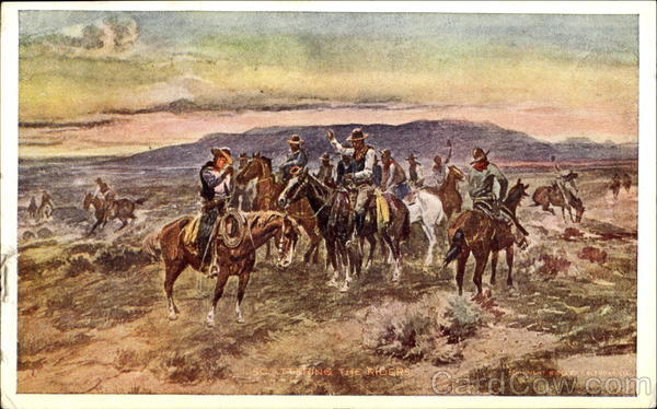 Scattering The Riders Cowboy Western