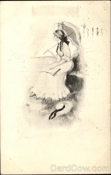 Woman with Parasol Women