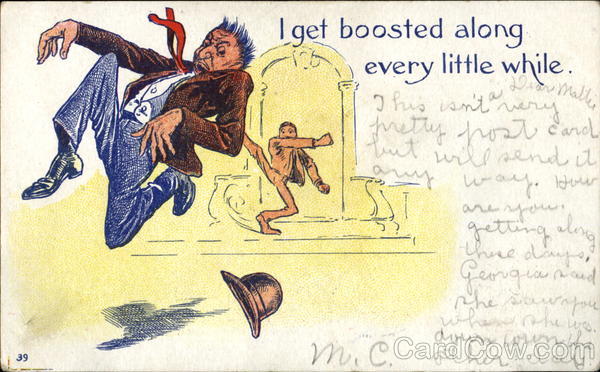 I Get Boosted Along Every Little While Comic, Funny