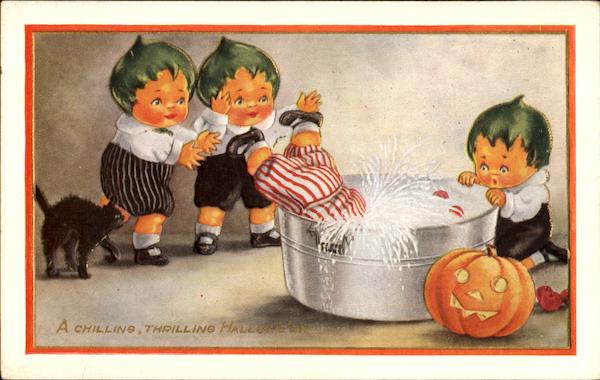 A Chilling Thrilling Halloween Pumpkin Head Kids