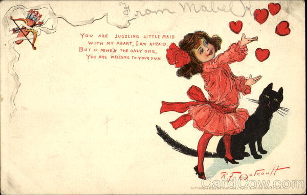 Juggling little Maid R. F. Outcault Children