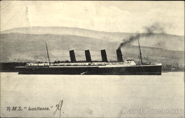 R. M. S. Lusitania Boats, Ships