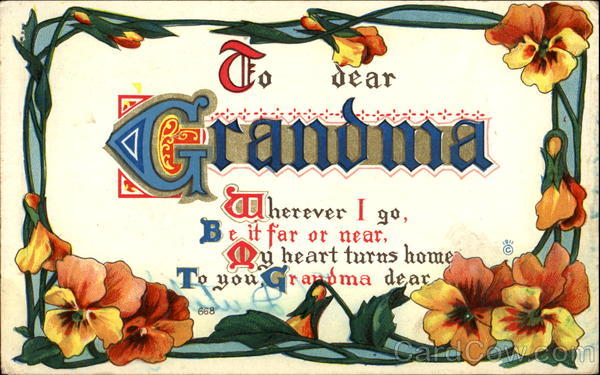 To Dear Grandma Names