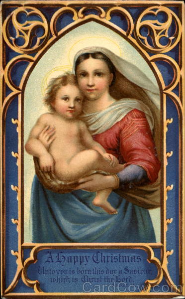A Happy Christmas Madonna & Child
