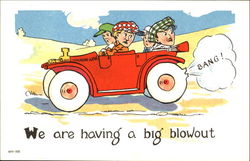 We Are Having A Big Blowout Postcard