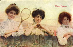 Three Queens Tennis Postcard Postcard